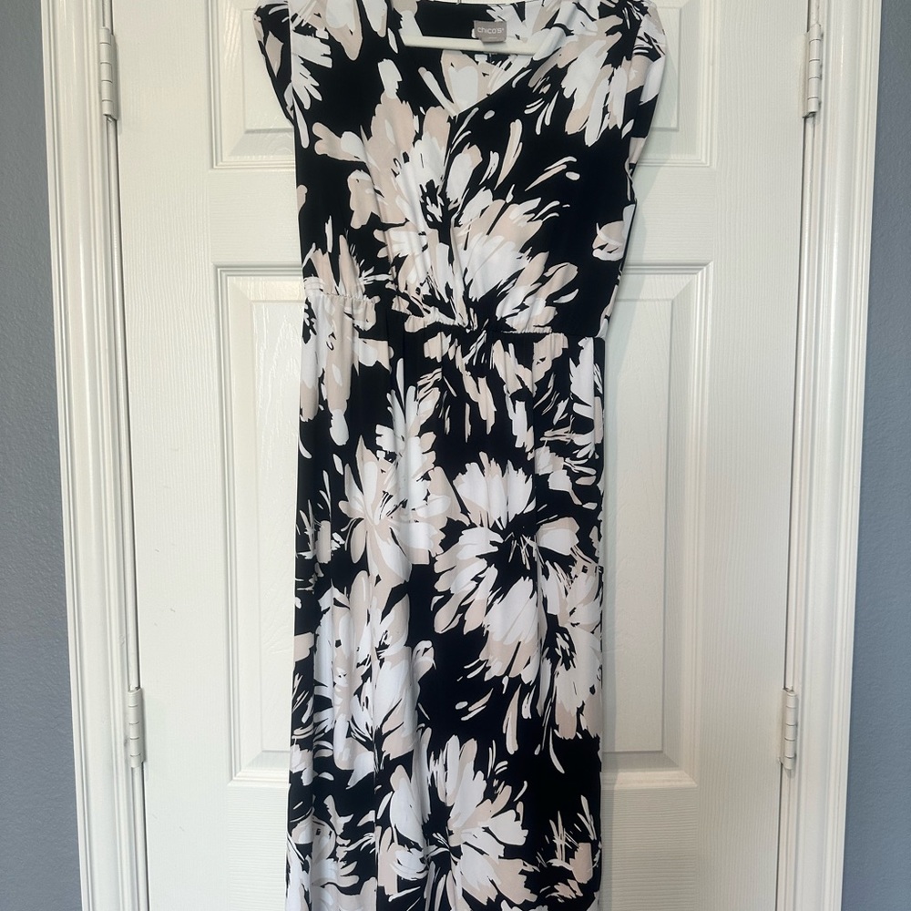 Chicos floral dress NWT